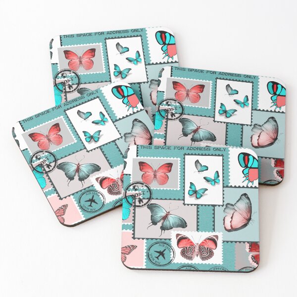 Item preview, Vintage Butterfly Stamps designed and sold by mark ashkenazi.