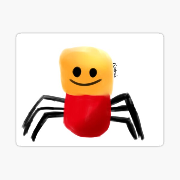 Despacito Roblox Spider Sticker Sticker By Tired Redbubble - despacito spider despacito roblox meme sticker by souls
