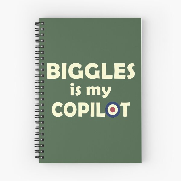 Item preview, BIGGLES IS MY COPILOT designed and sold by MACH5-.
