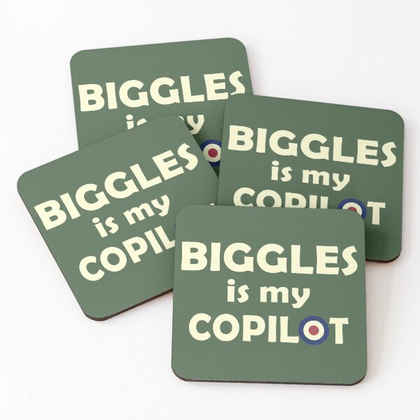 Item preview, BIGGLES IS MY COPILOT designed and sold by MACH5-.