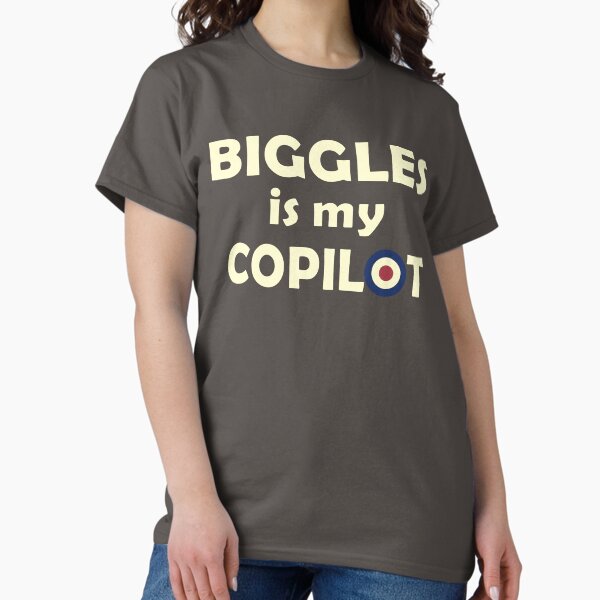 Vista previa del artículo con la obra «BIGGLES ES MI COPILOTO», diseñado y vendido por MACH5-.