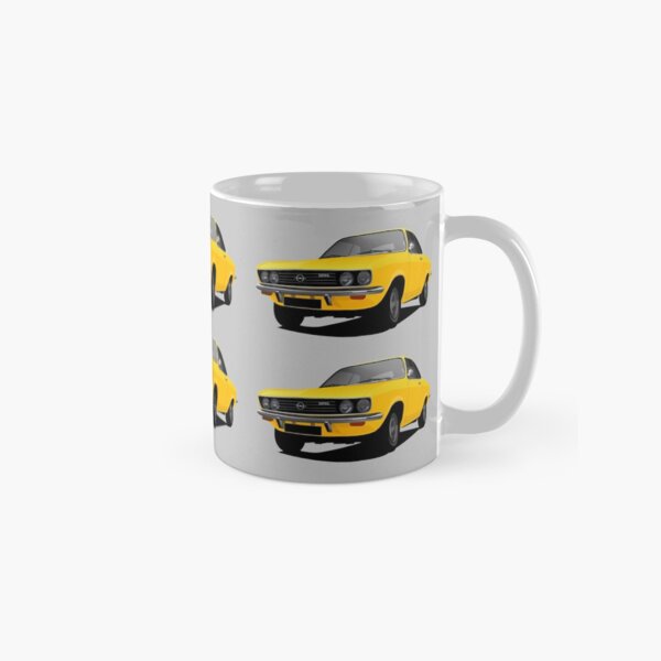 Yellow Opel Manta A - illustration Classic Mug