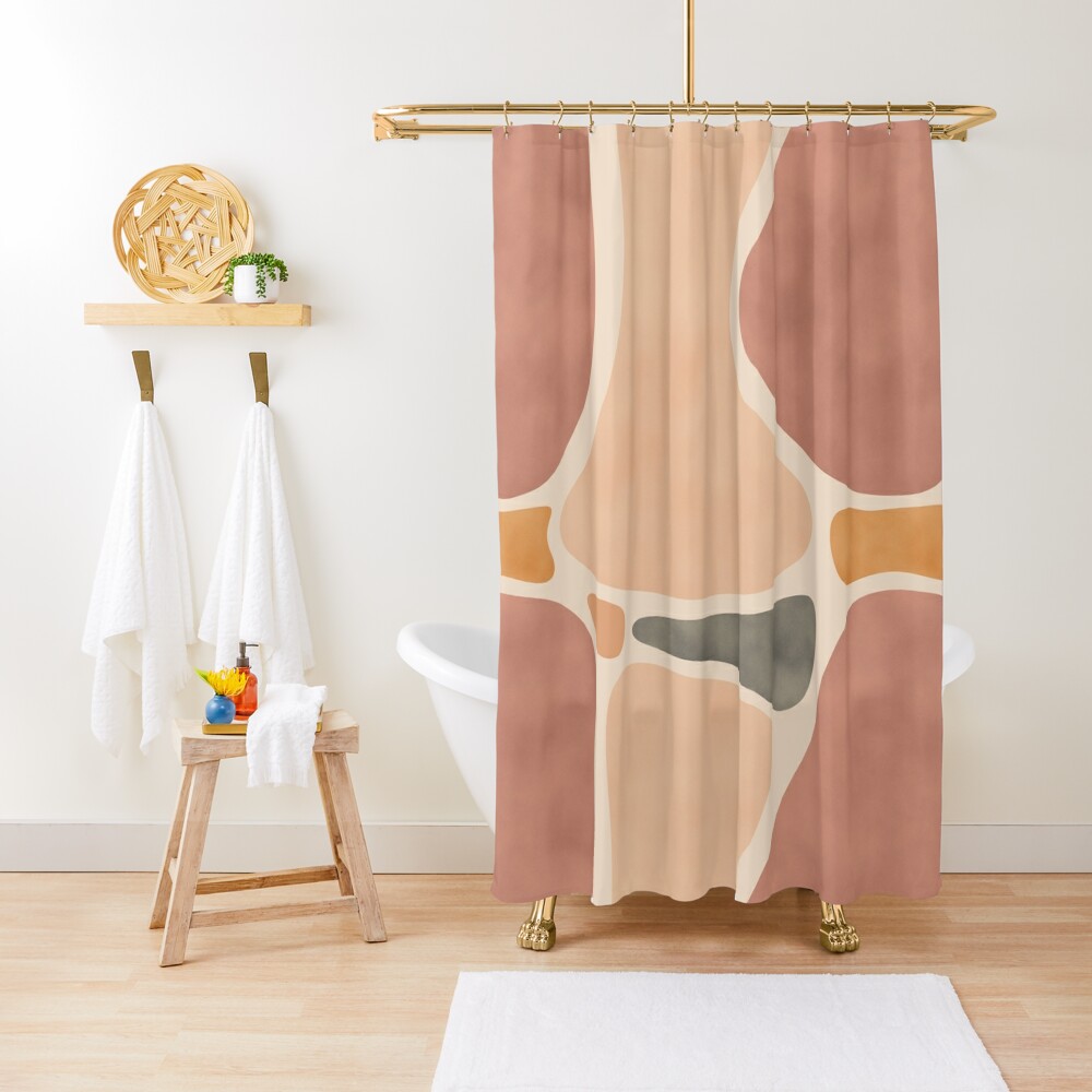 Disover Pottery Shapes | Shower Curtain