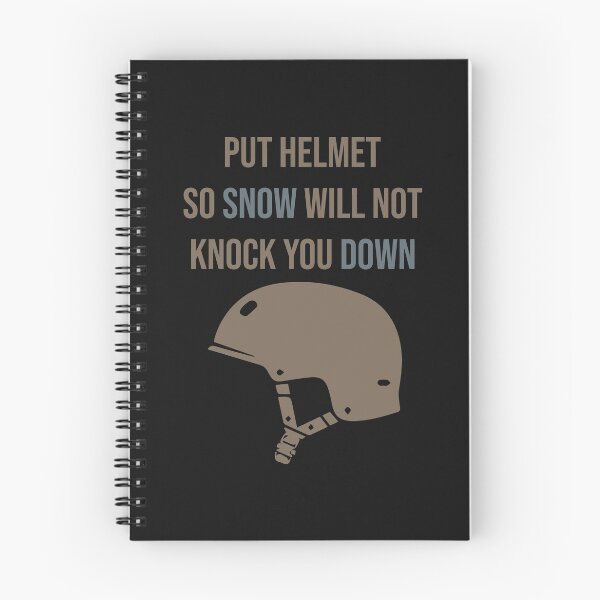 Item preview, Put helmet so snow will not knock you down designed and sold by SVDesignatVasil.