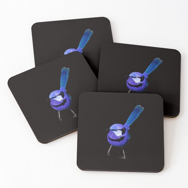 Item preview, Bruce the Blue Wren designed and sold by gwenthewren.
