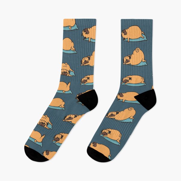 Item preview,  Pug Yoga for Better Sleep designed and sold by Huebucket.