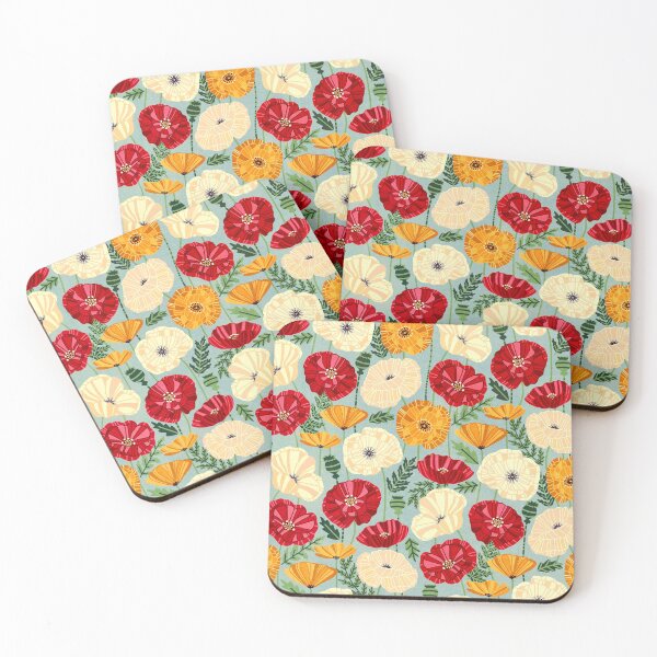 Item preview, Textured Poppies  designed and sold by TigaTiga.