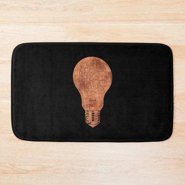 Item preview, Copper light bulb brain anatomy designed and sold by carries-anatomy.