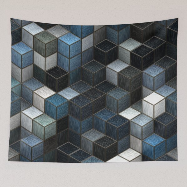 Item preview, Blue Cubism designed and sold by Salocin.