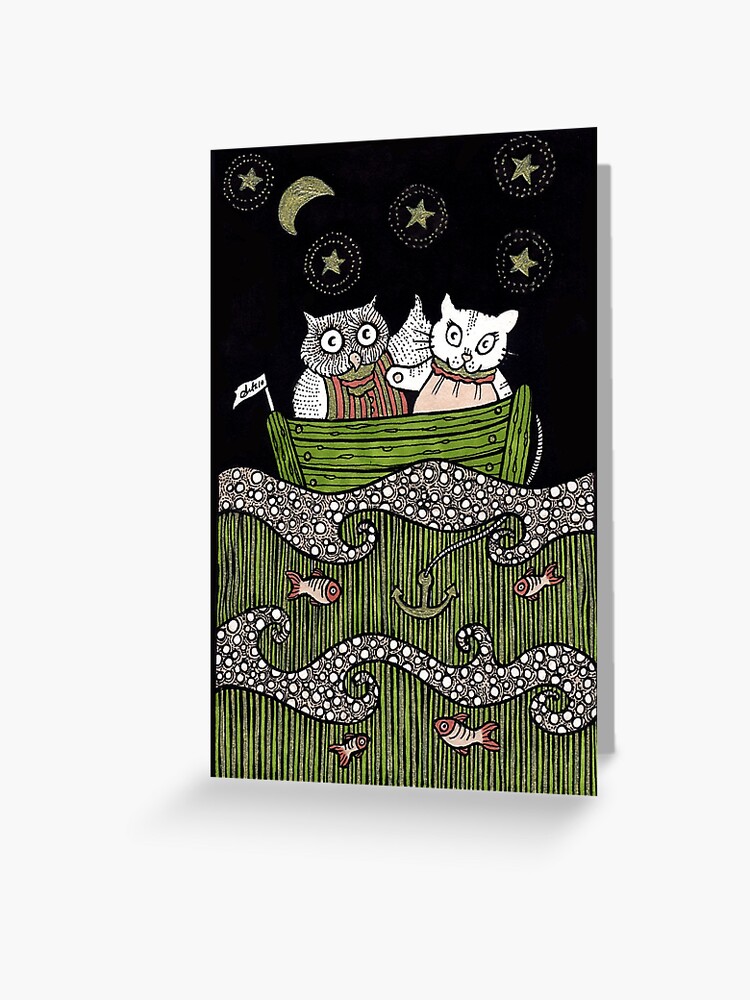 Thumbnail 1 of 2, Greeting Card, A Year and a Day designed and sold by AnitaInverarity.