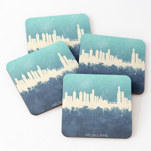 Item preview, Melbourne Australia Skyline designed and sold by ArtPrints.