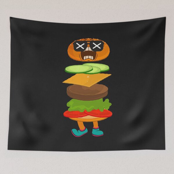 Item preview, Funny burger just delicious! designed and sold by tarek25.