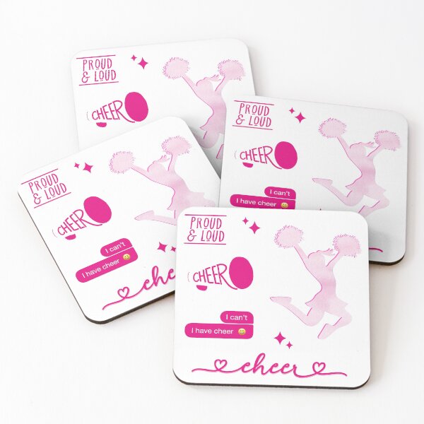 Item preview, Hot Pink Watercolor Cheer Cheerleading Pack designed and sold by The-Goods.