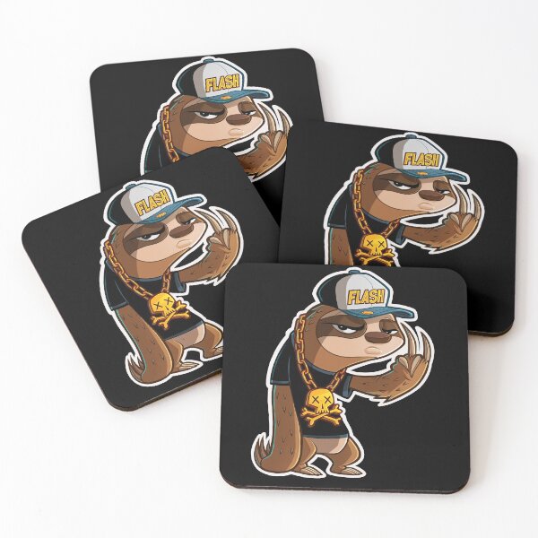 Item preview, Flash urban sloth outline designed and sold by RemcoBakker.