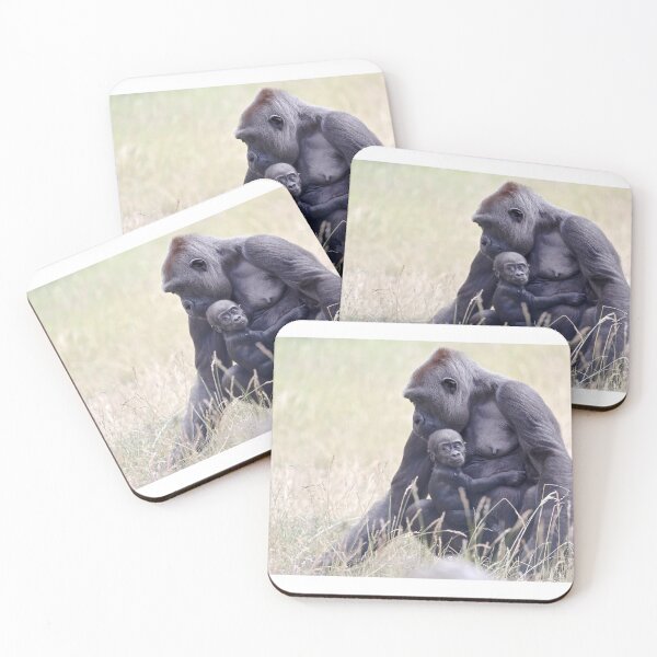 Item preview, Mother and baby Gorilla designed and sold by Sheila Smith.