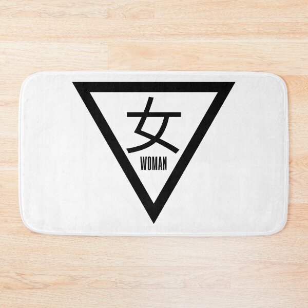 Item preview, Triangle + Woman - Japanese signs + English (white background) designed and sold by SZN LR.