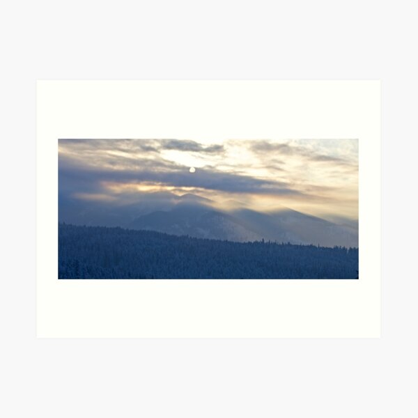 Purple Haze Tatra Mountains landscape - Poland . Tribute to Marcus Miller by Brown Sugar . Views (160) So cool !!! Thank you friends !!! Art Print