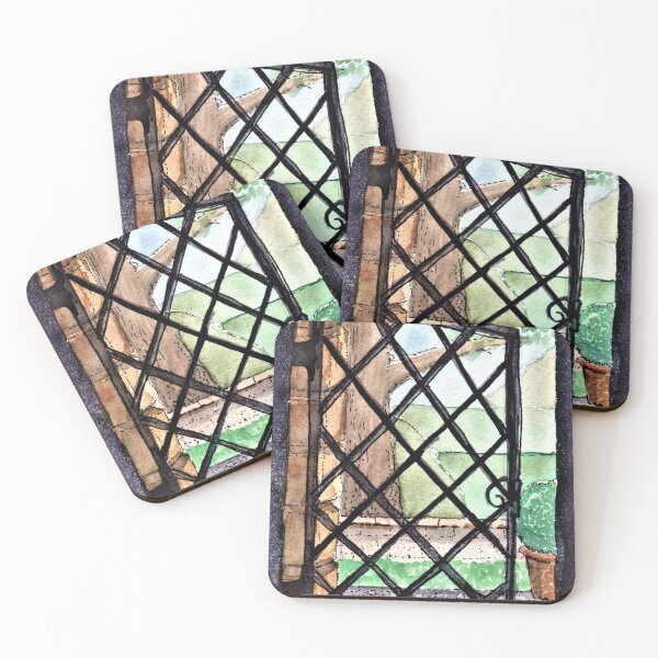 Item preview, English garden view designed and sold by Pudzproductions.