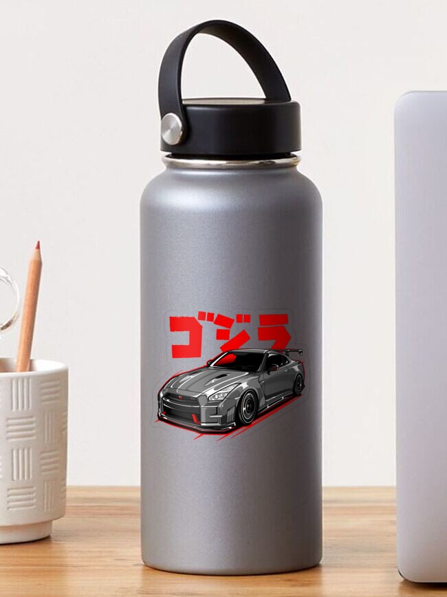 R35pect R35 GTR Hommage Boost Tuner Godzilla Water Bottle