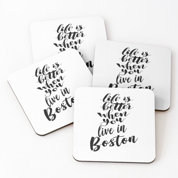 Item preview, Life Is Better When You Live In Boston  Boston Raised Me Massachusetts New England  designed and sold by ProjectX23.