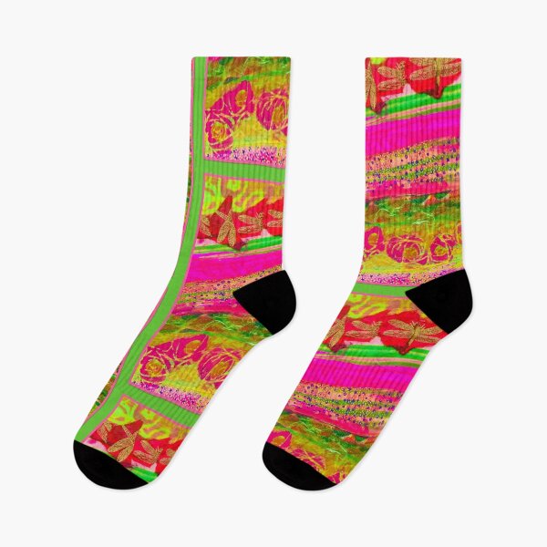 Item preview, Hot pink and Lime Green Garden designed and sold by AmandaSlaterArt.