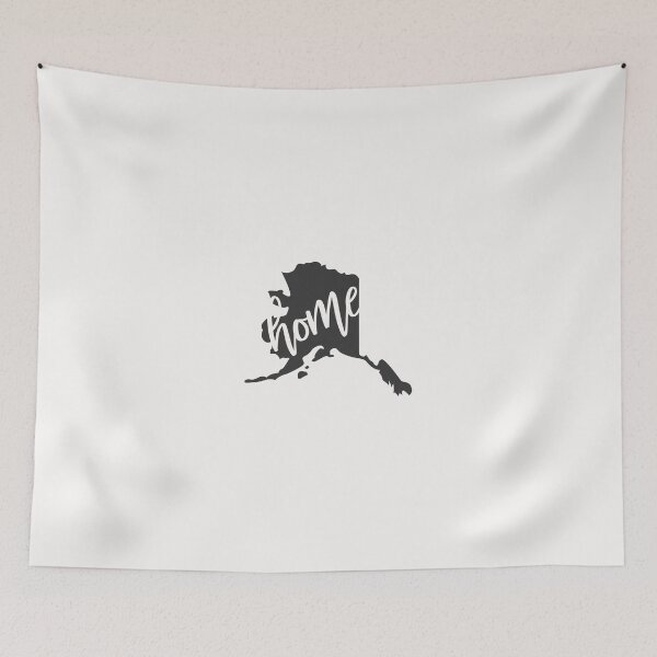 Item preview, Alaska Home State Outline Design, Alaskan Gift, Homegrown graphic designed and sold by DNH Threads.
