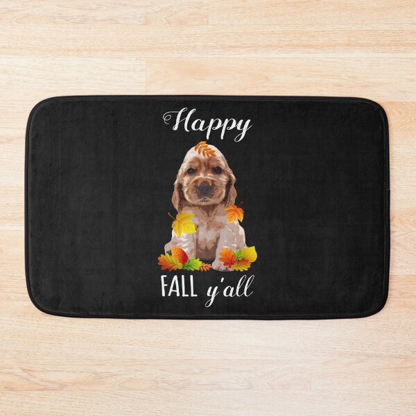 Item preview, Cocker Spaniel Happy Fall Y'all designed and sold by SmartPooch.