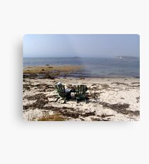 Time Out on a Beach Metal Print
