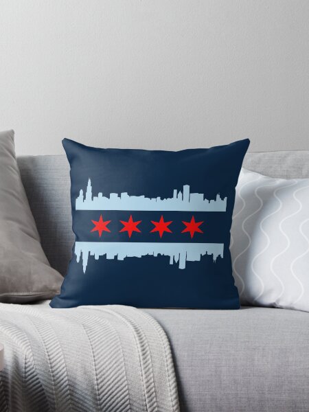 Item preview, Chicago Skyline Flag designed and sold by kaoodari.
