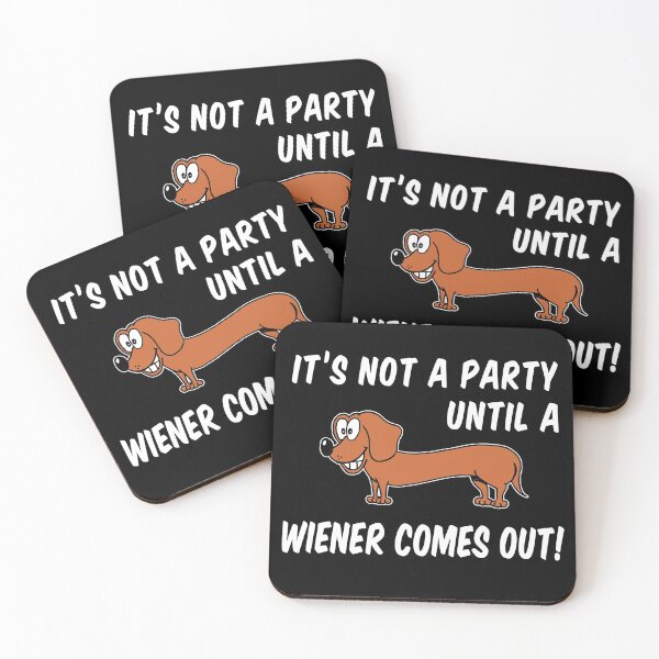 Item preview, No es una fiesta hasta que salga un Wiener Dachshund Divertido designed and sold by jaycartoonist.