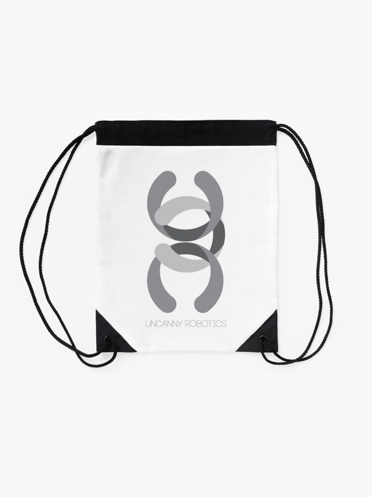 Alternate view of Uncanny Robotics Drawstring Bag