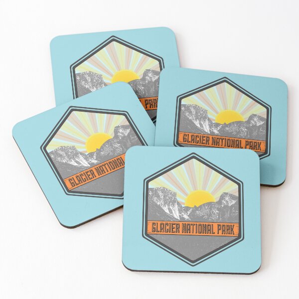 Item preview, Glacier National Park Emblem Graphic designed and sold by Dan Brady.