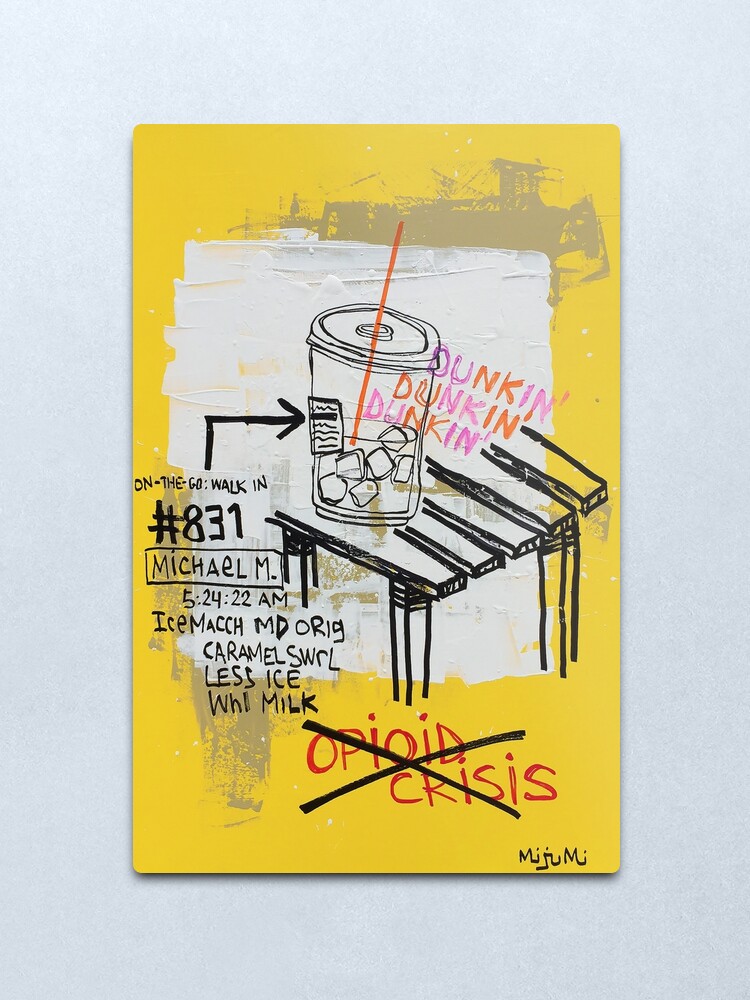 Alternate view of Addiction Metal Print