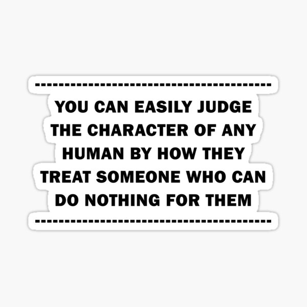 judge-of-character-sticker-by-stanarchy-redbubble