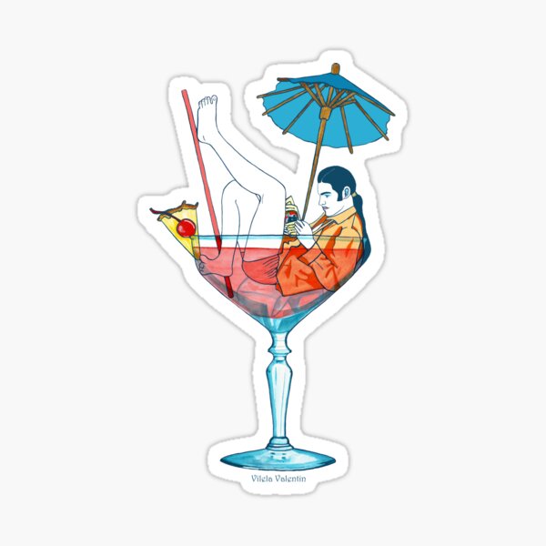 Time to Cool Off Sticker