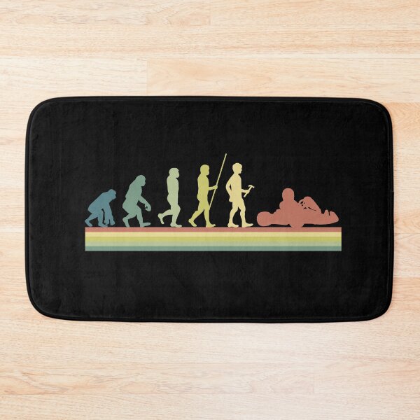 Item preview, Retro Go Kart Human Evolution designed and sold by Whynot123.
