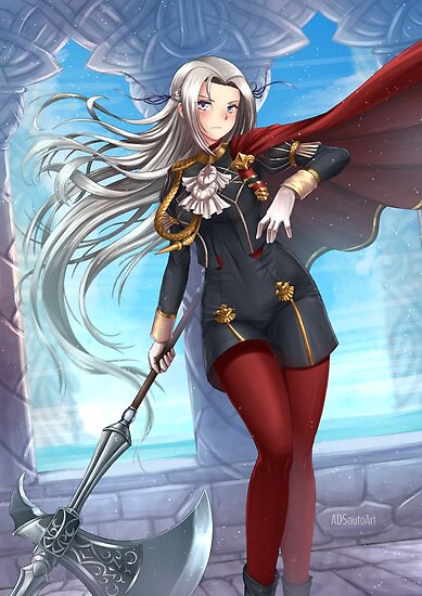 "Edelgard" Poster by adsoutoart | Redbubble