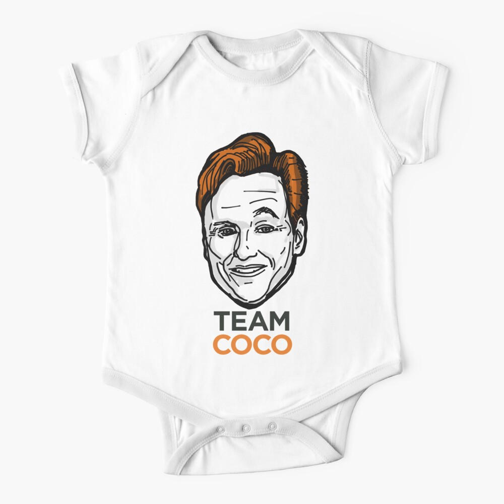 Conan O'Brien Team Coco Smiles & Eyebrows Baby One-Piece