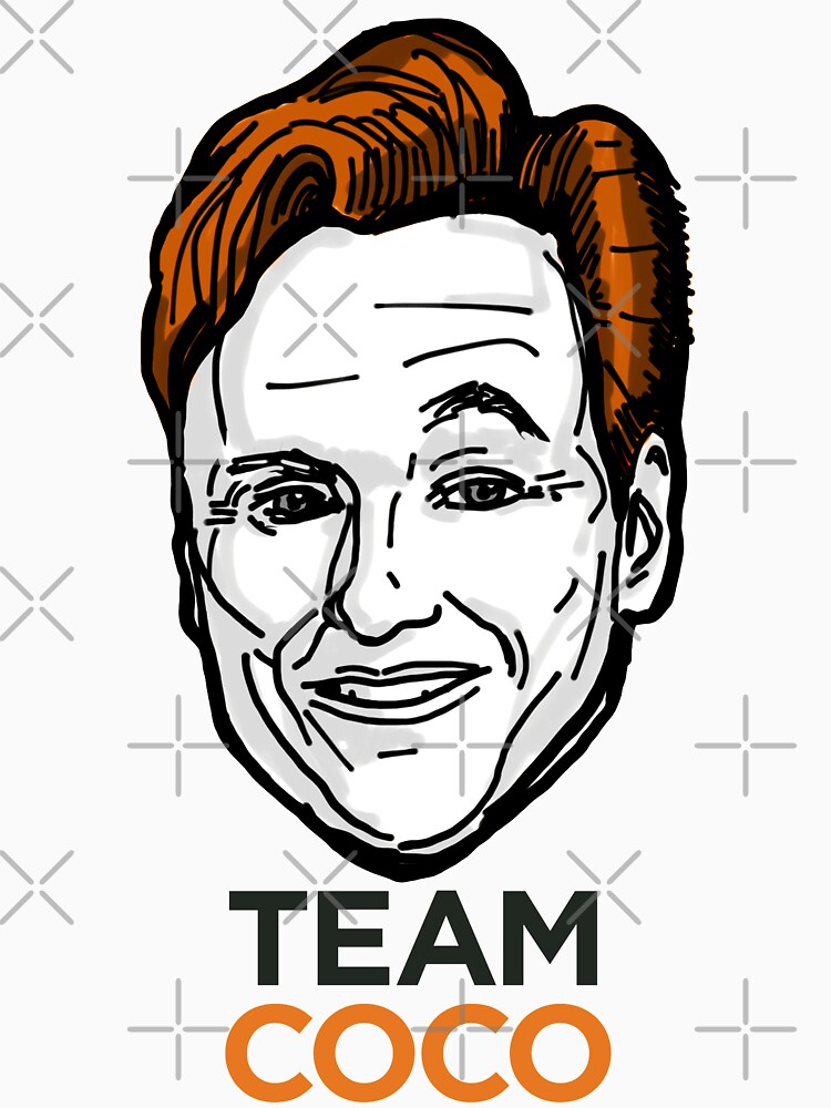Conan O'Brien Team Coco Smiles & Eyebrows by sketchNkustom