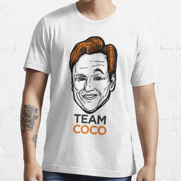 Conan O'Brien Team Coco Smiles & Eyebrows Essential T-Shirt