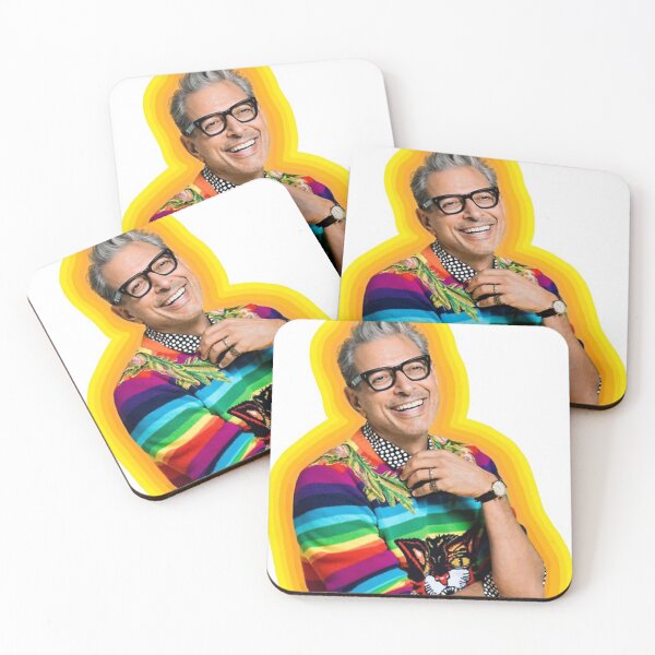 Jeff Goldblum of Happiness Coasters (Set of 4)