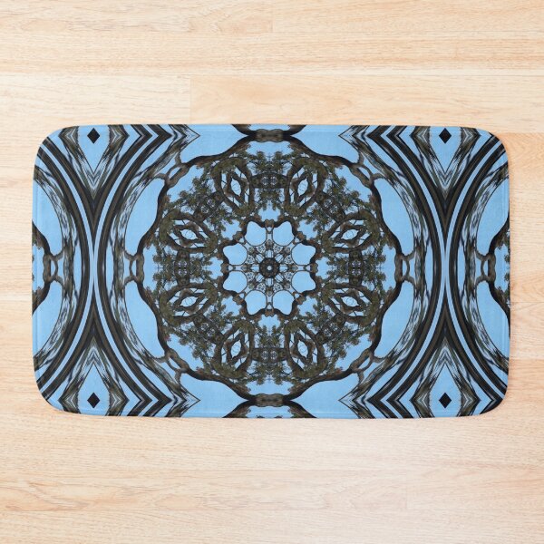 Item preview, Circular kaleidoscopic tree pattern  designed and sold by derbyshireduck.