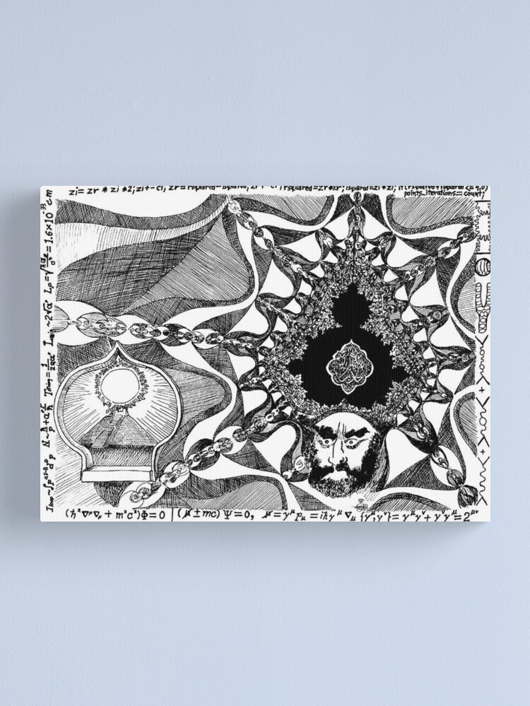 Alternate view of 2006 Cartoon of Prophet Mohammad Blessed be his Name Canvas Print
