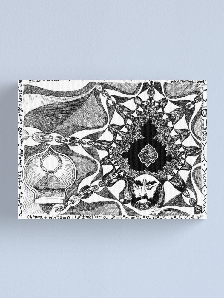Alternate view of 2006 Cartoon of Prophet Mohammad Blessed be his Name Canvas Print