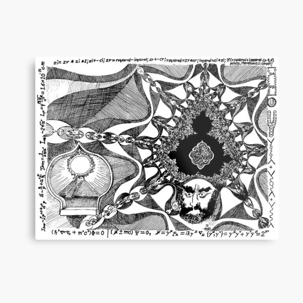 2006 Cartoon of Prophet Mohammad Blessed be his Name Metal Print