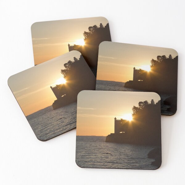 Item preview, Italy - Trieste - Miramare Castle at sunset in 2017 designed and sold by renprovo.