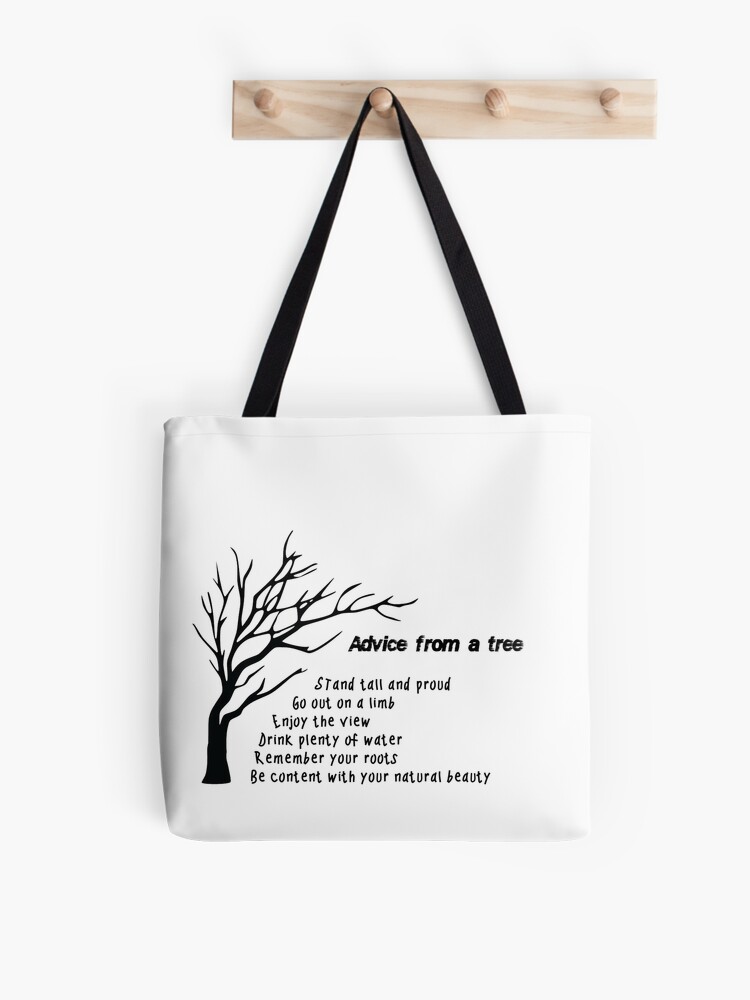 Tree Dissolving Into Birds Tote Bag