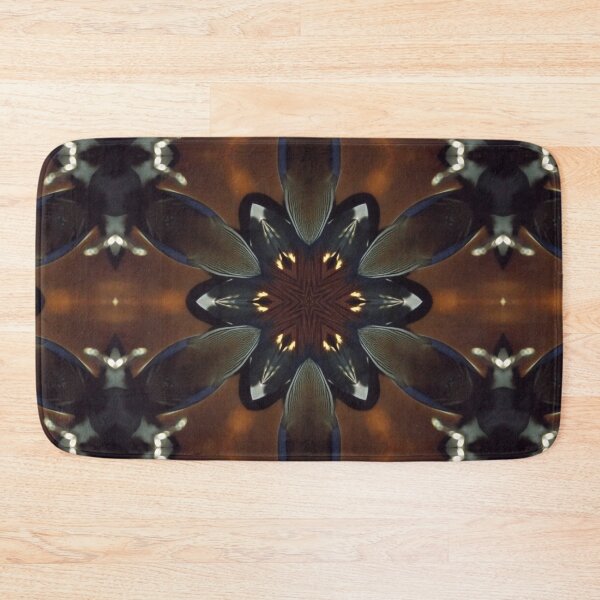 Item preview, Circular kaleidoscopic Mandarin Duck pattern designed and sold by derbyshireduck.