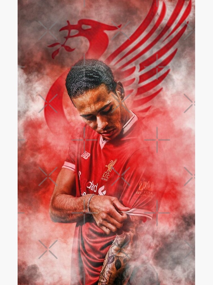 Download Virgil Van Dijk Jogging Wallpaper | Wallpapers.com