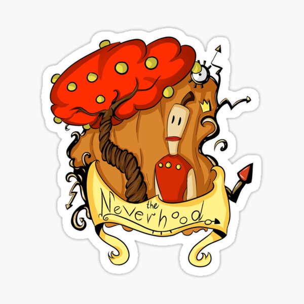 "The Neverhood" Sticker by Sofroni | Redbubble